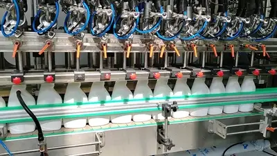 Línea de llenado de productos químicos domésticos