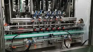 Línea de llenado de aceite lubricante