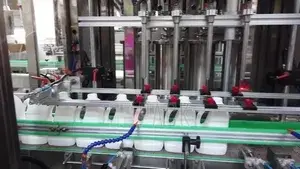 Llenadora de detergente de 4 cabezales