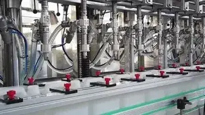 Llenadora por desbordamiento automática para botellas grandes