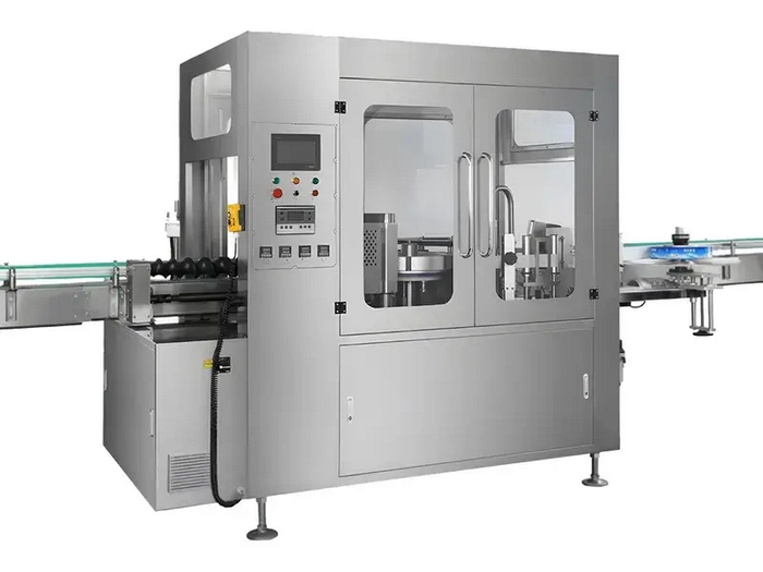 Etiquetadora automática con pegamento termofusible