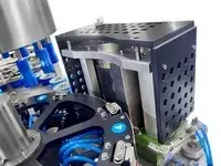 Etiquetadora automática con pegamento termofusible