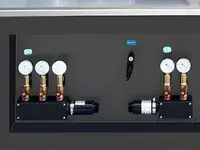 Etiquetadora automática con pegamento termofusible