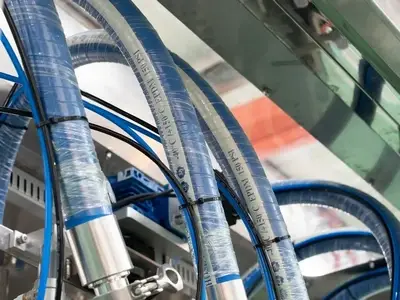 Mangueras de teflón aptas para uso alimentario