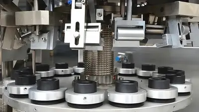 Plataforma giratoria eficiente con 16 estaciones de trabajo